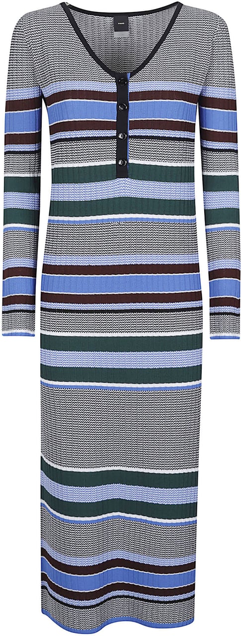 Pinko Bruma Long Dress Multicolour Divers