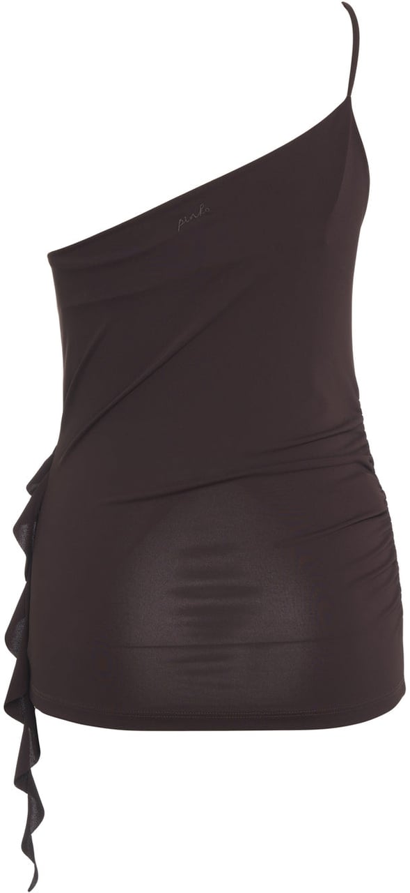 Pinko One shoulder top 'Susie' Bruin