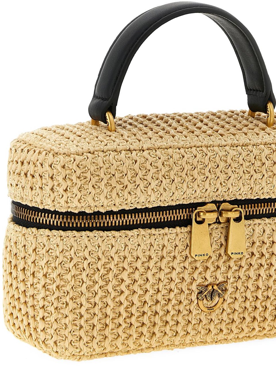 Pinko Bags Rafianeroantique Gold Divers