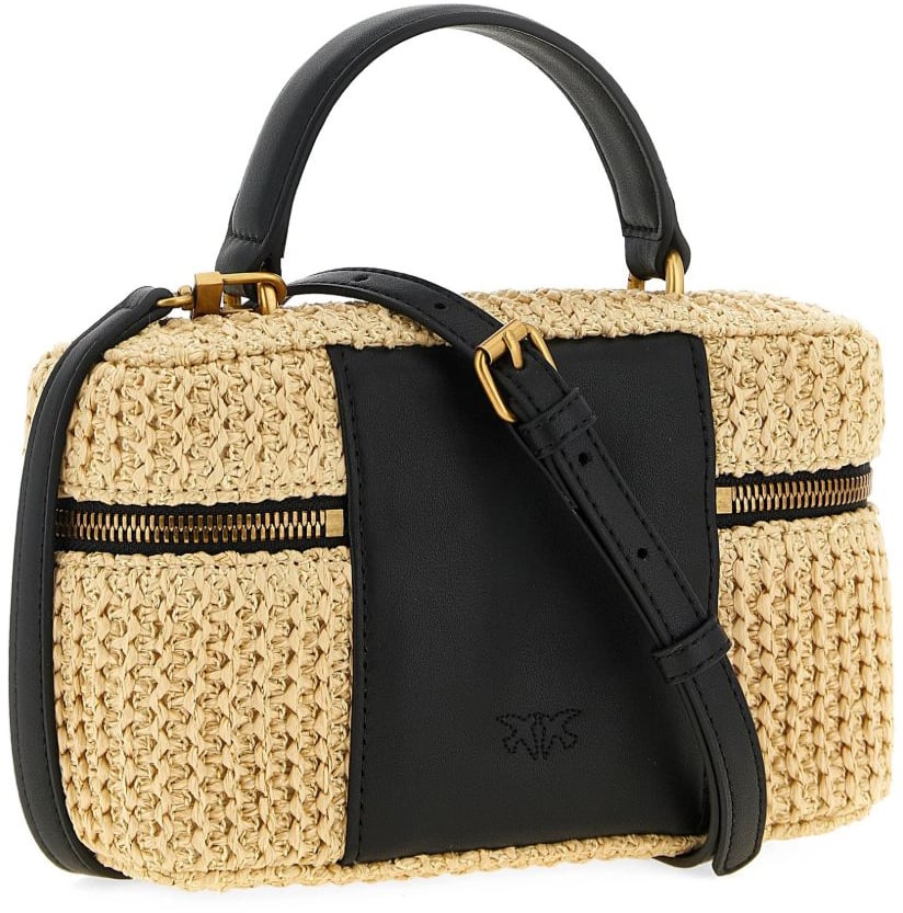Pinko Bags Rafianeroantique Gold Divers