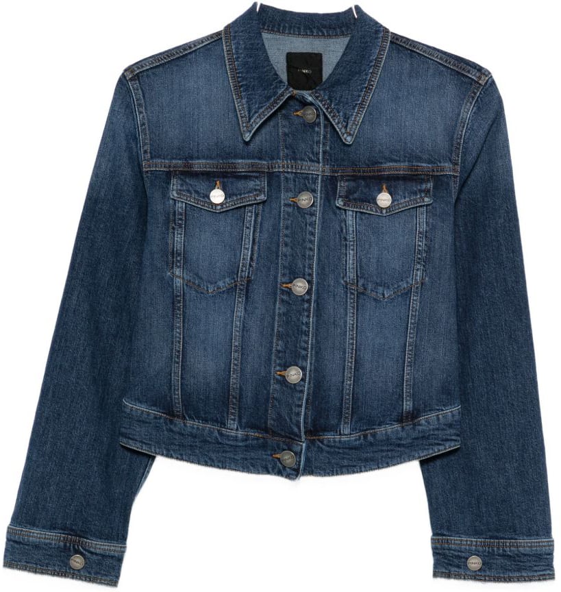 Pinko Coats Blu Blauw