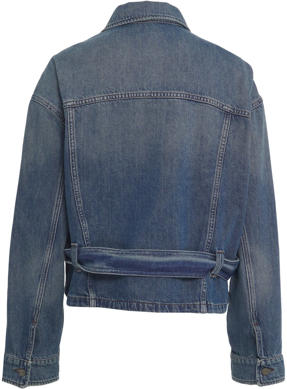 Pinko Denim jacket 'Giungla' Blauw