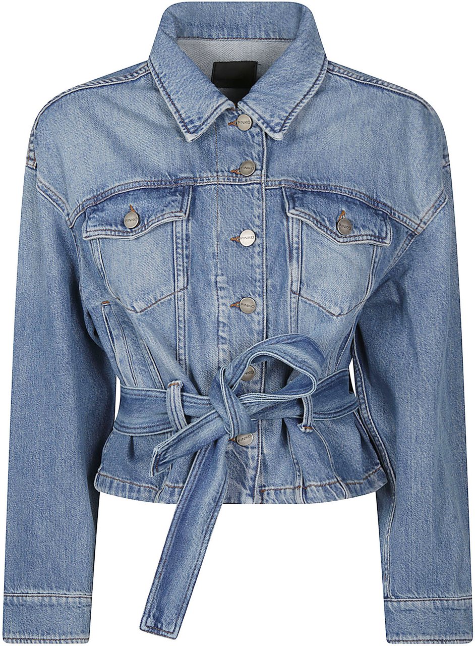 Pinko Giungla Jacket Blue Blauw
