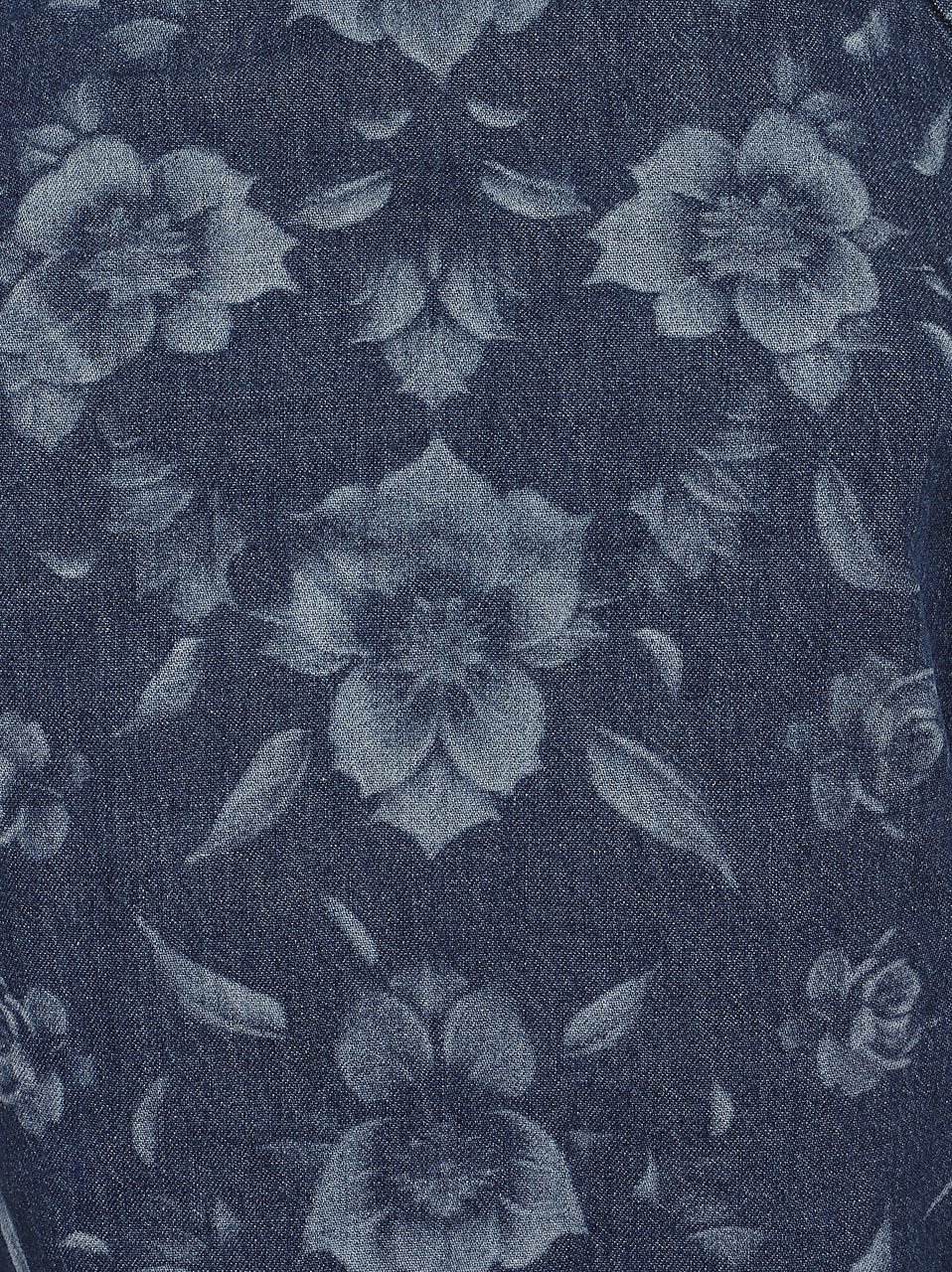 Pinko PINKO URLO TOP LIGHT DENIM ALLOVER Lichtblauw