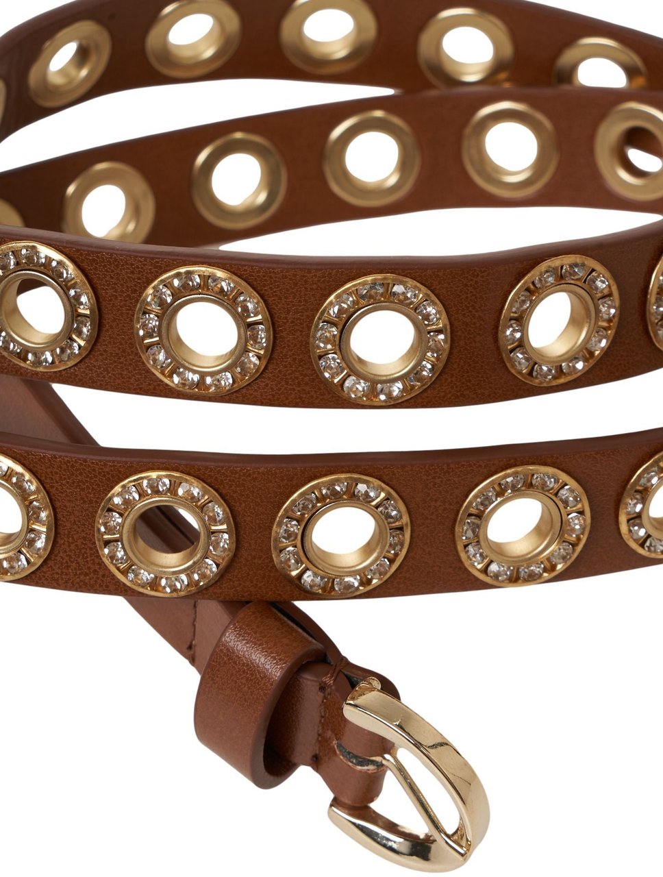 Pinko Belt with rhinestones Bruin