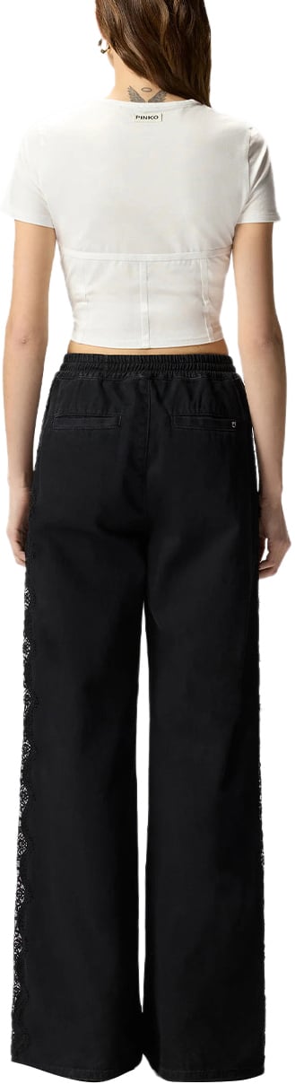 Pinko Trousers Black Zwart