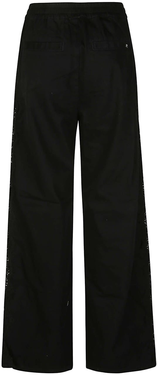 Pinko Palco Wide Leg Pant Black Zwart