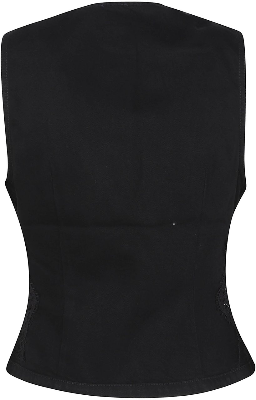 Pinko Gardener Vest Black Zwart