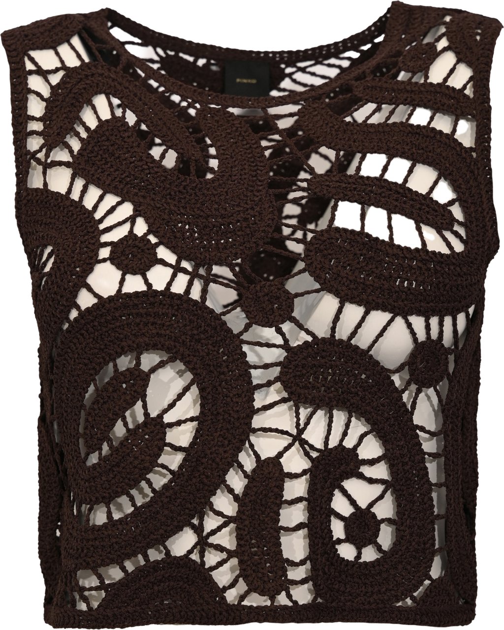 Pinko Top Marrone Java Bruin