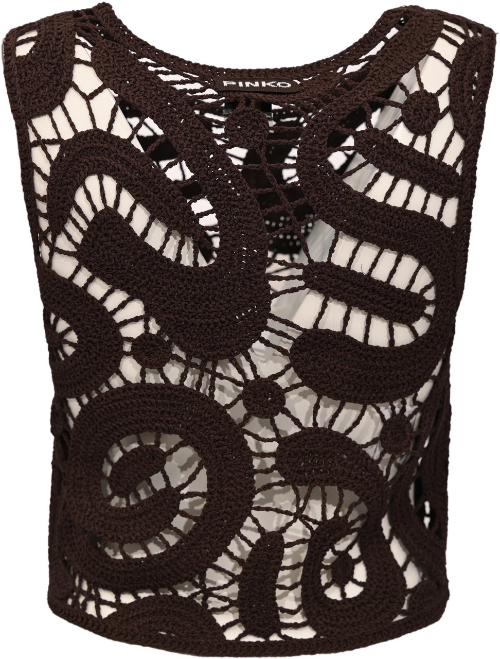 Pinko Top Marrone Java Bruin