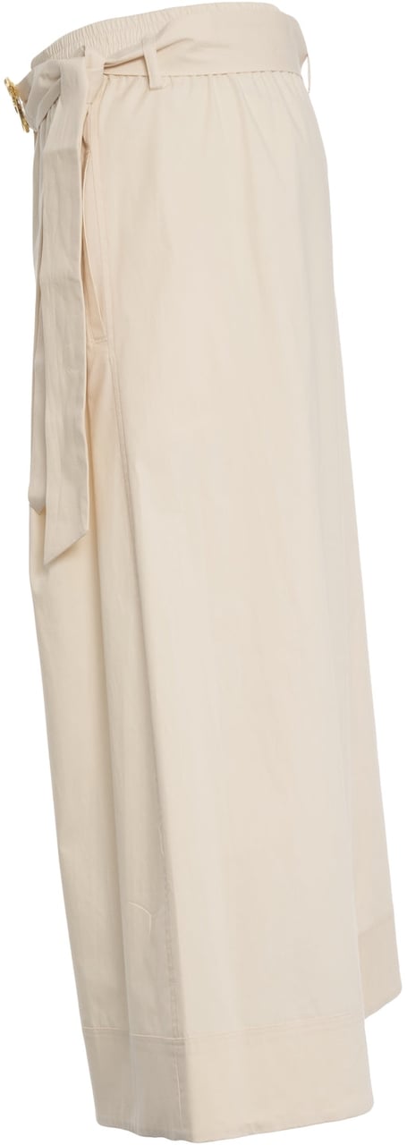 Pinko Culotte with waist belt Beige