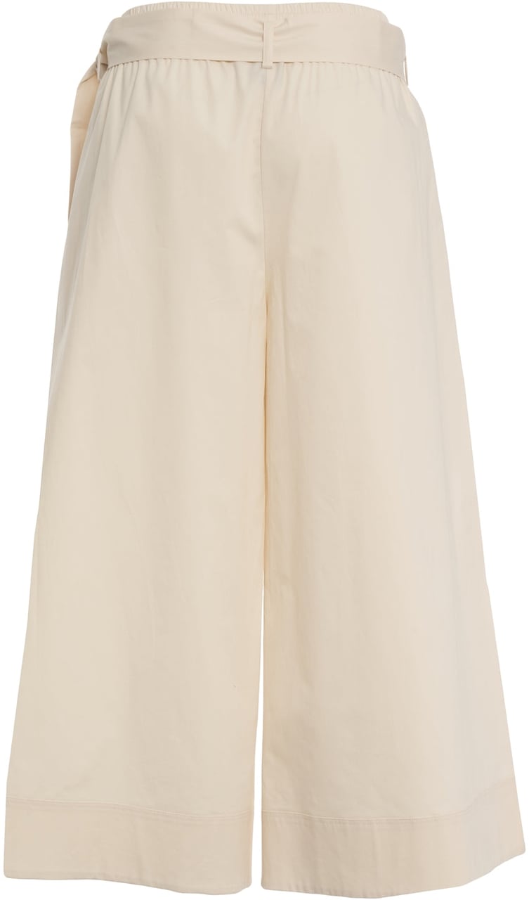 Pinko Culotte with waist belt Beige
