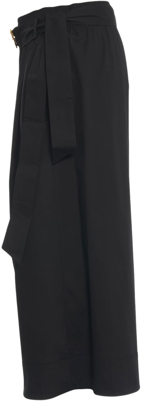 Pinko Culotte with waist belt Zwart