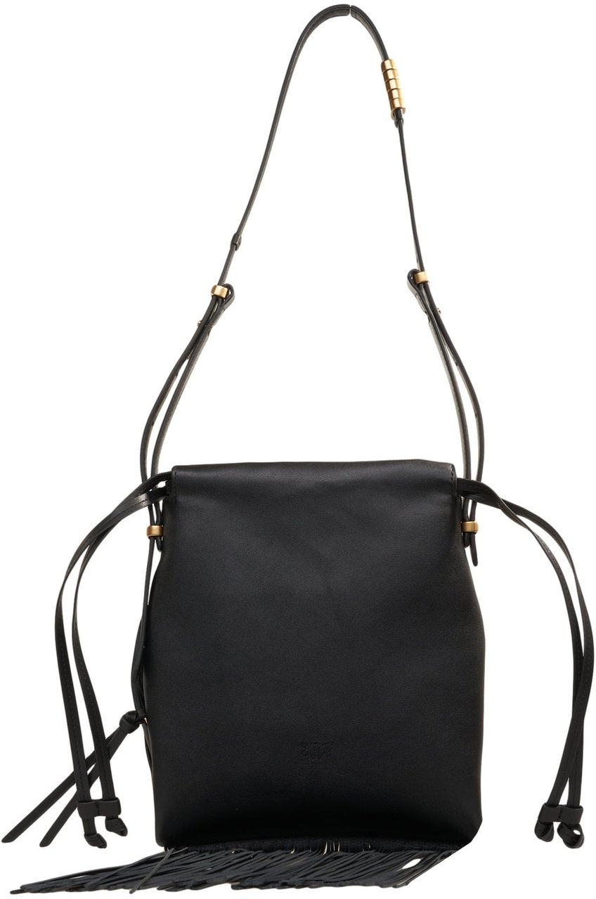 Pinko Shoulder bag 'Slouchy' Zwart