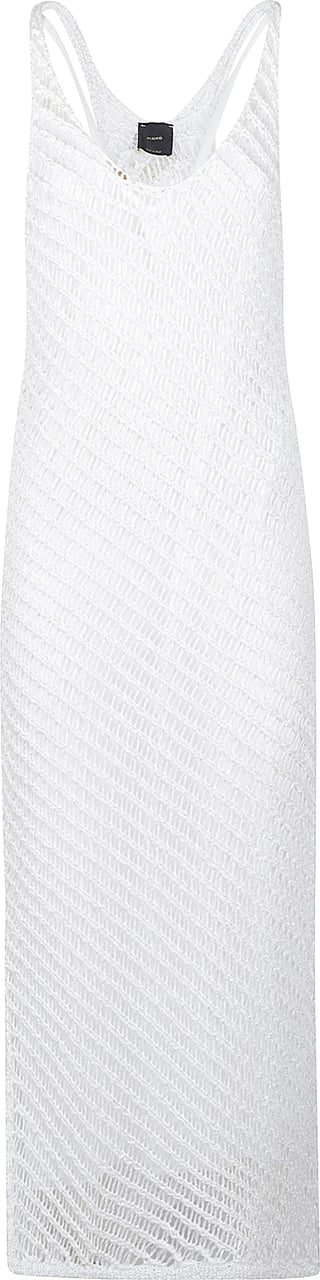 Pinko Miraggio Midi Dress White Wit