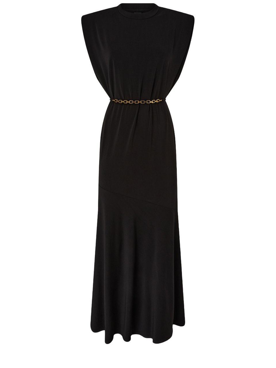 Pinko Sleeveless Dress With Straps Zwart