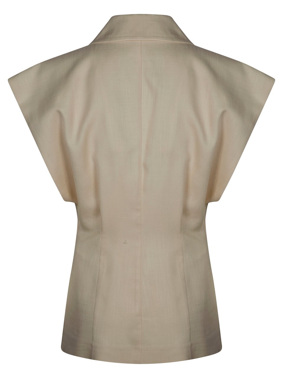 Pinko Floella Frisottino Structured Short Jacket Neutraal