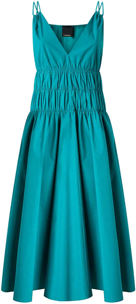Pinko Dresses Verde Lago Groen