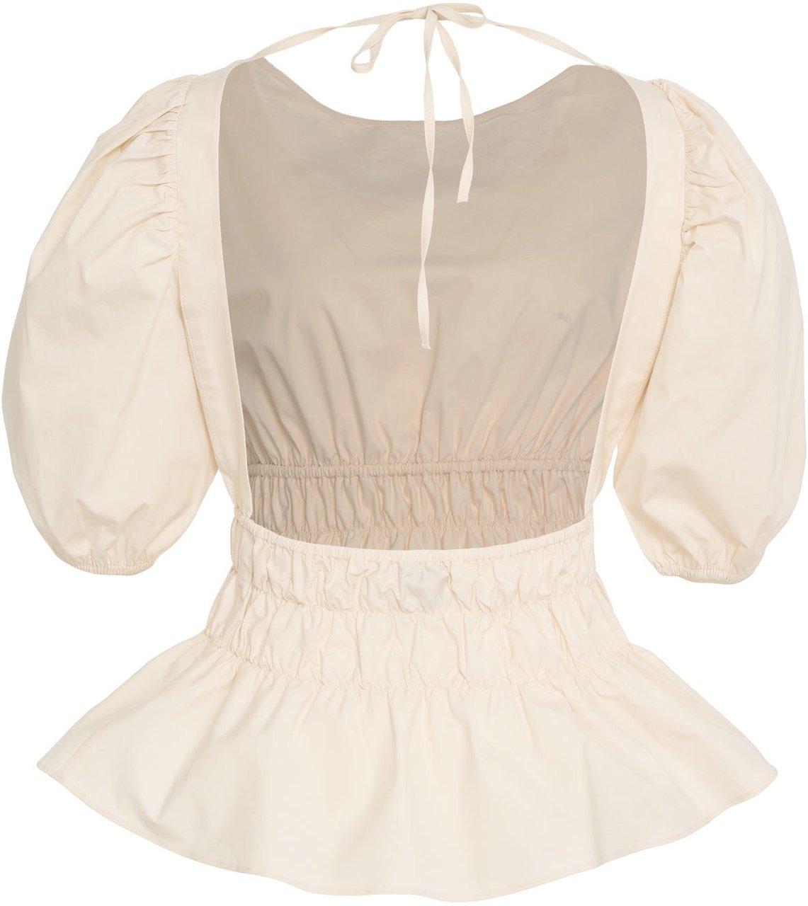 Pinko Blouse with puff sleeves Beige