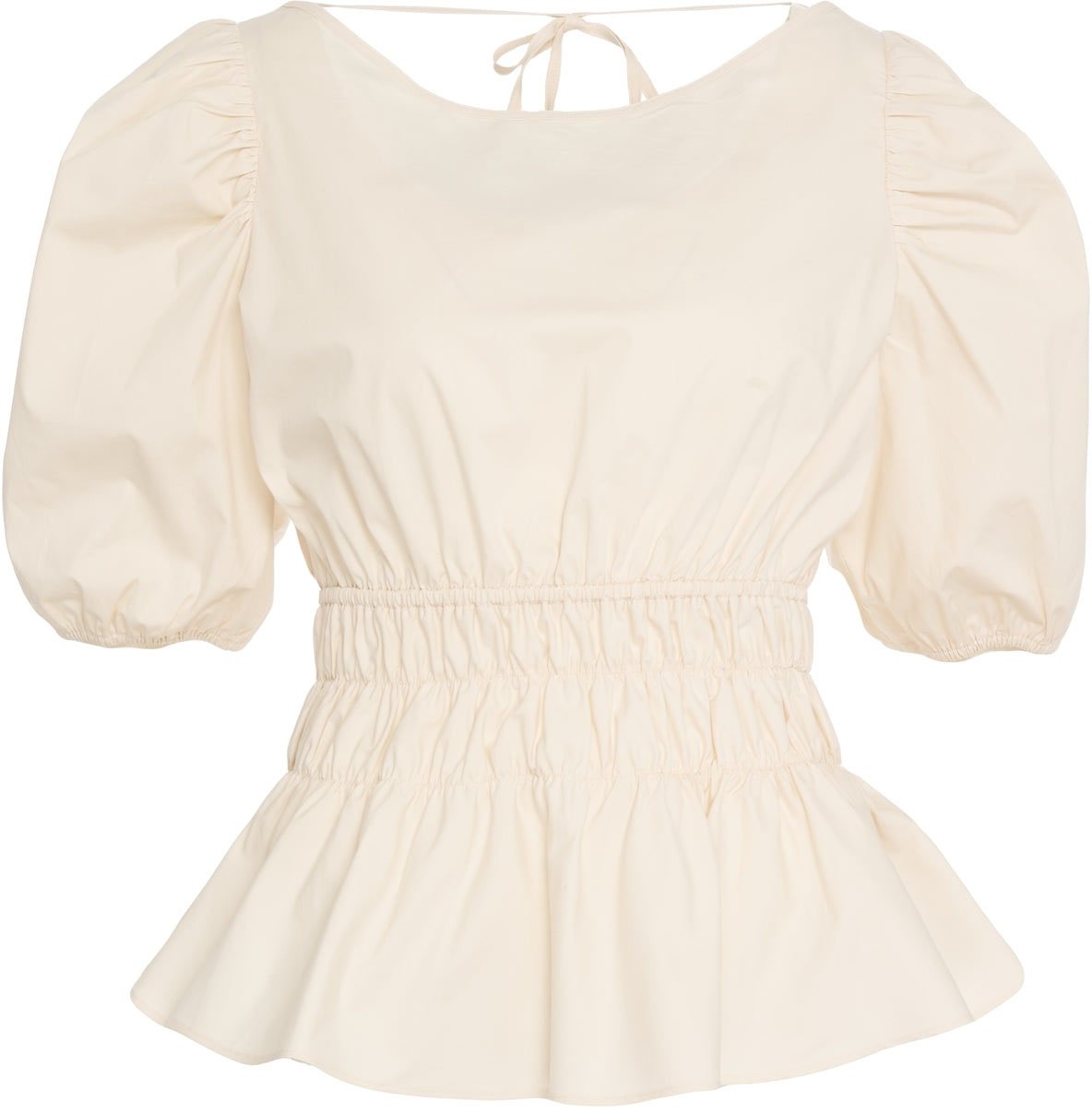 Pinko Blouse with puff sleeves Beige