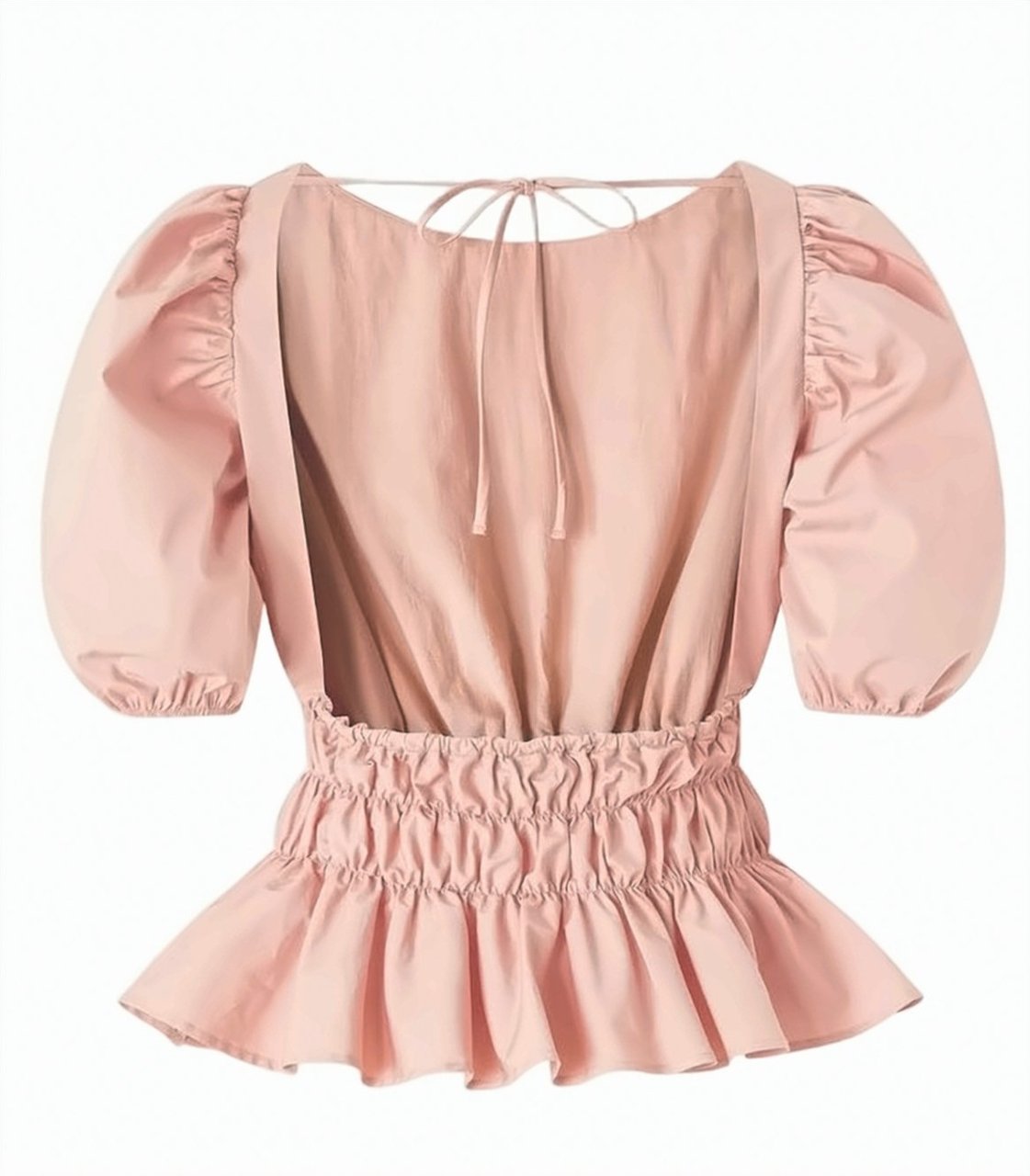Pinko Joandra Cotton Poplin Crop Top Neutraal