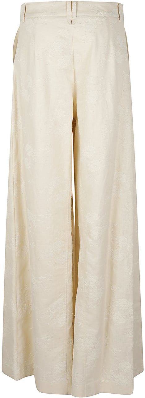 Pinko Ivy Wide Leg Pant Nude Beige