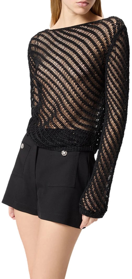 Pinko Sweaters Black Zwart