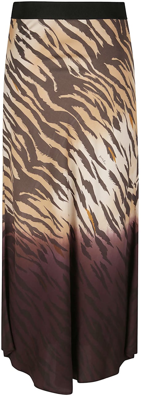 Pinko Hollie Midi Skirt Black Zwart