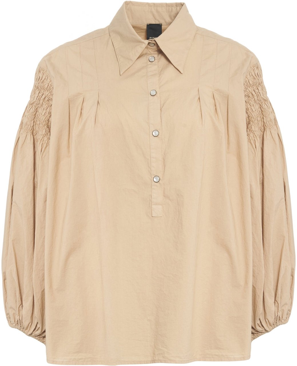Pinko Cotton blouse 'Bouquet' Beige