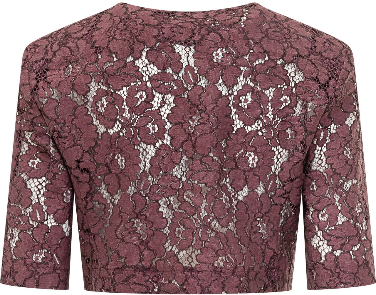 Pinko Spencer in pizzo floreale Roze