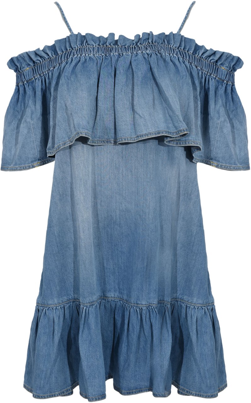 Pinko Dresses Lavaggio Medio Chiaro Blauw