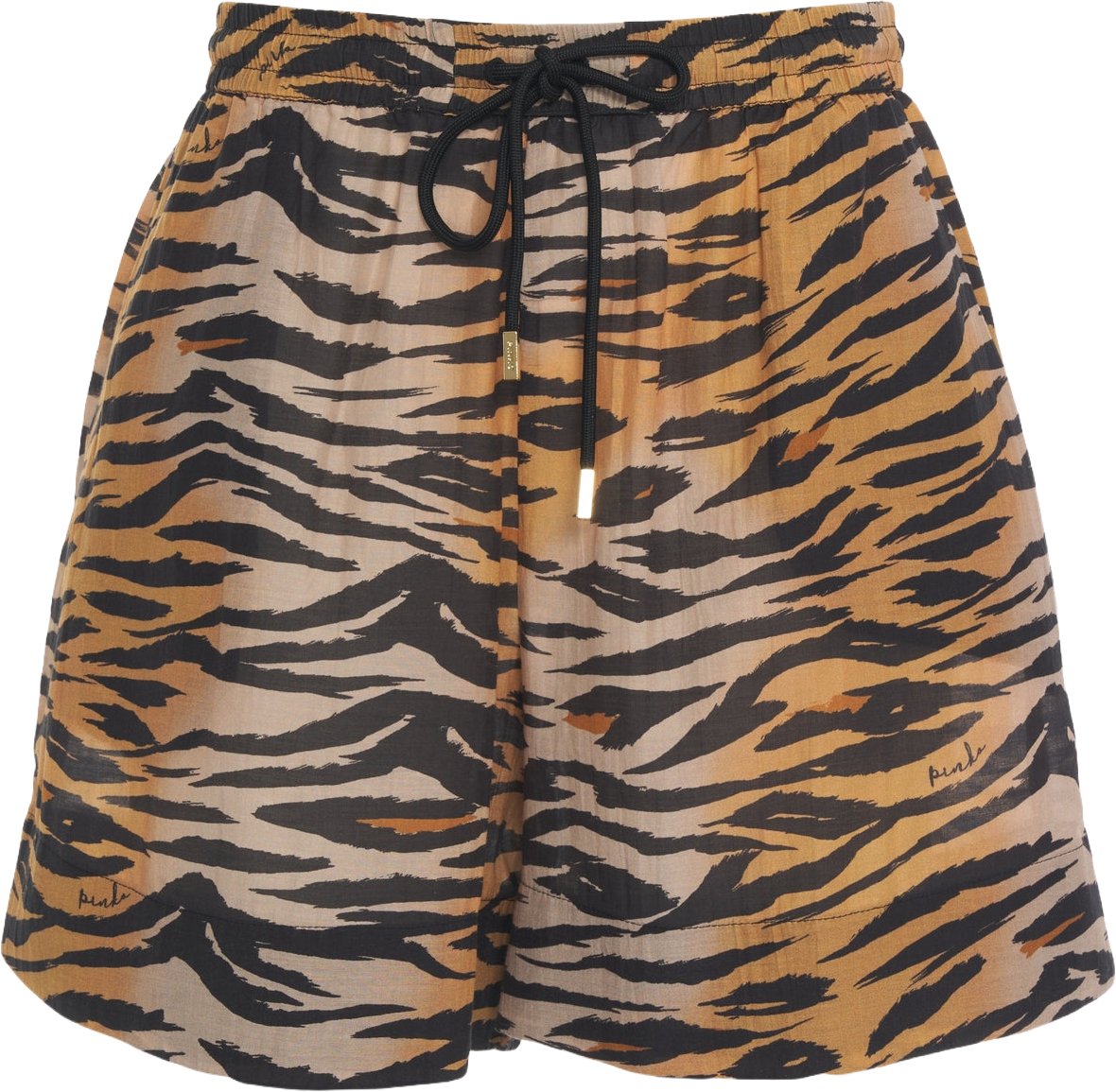 Pinko Shorts with animal print 'Shonda' Bruin
