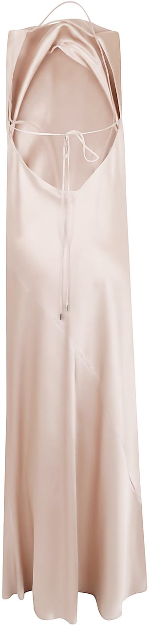 PINKO FARRO ABITO SATIN Paars