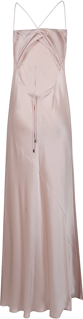 Pinko Farro Long Dress Pink Roze