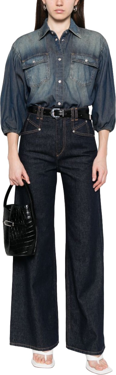 Pinko Shirts Blu Navy
