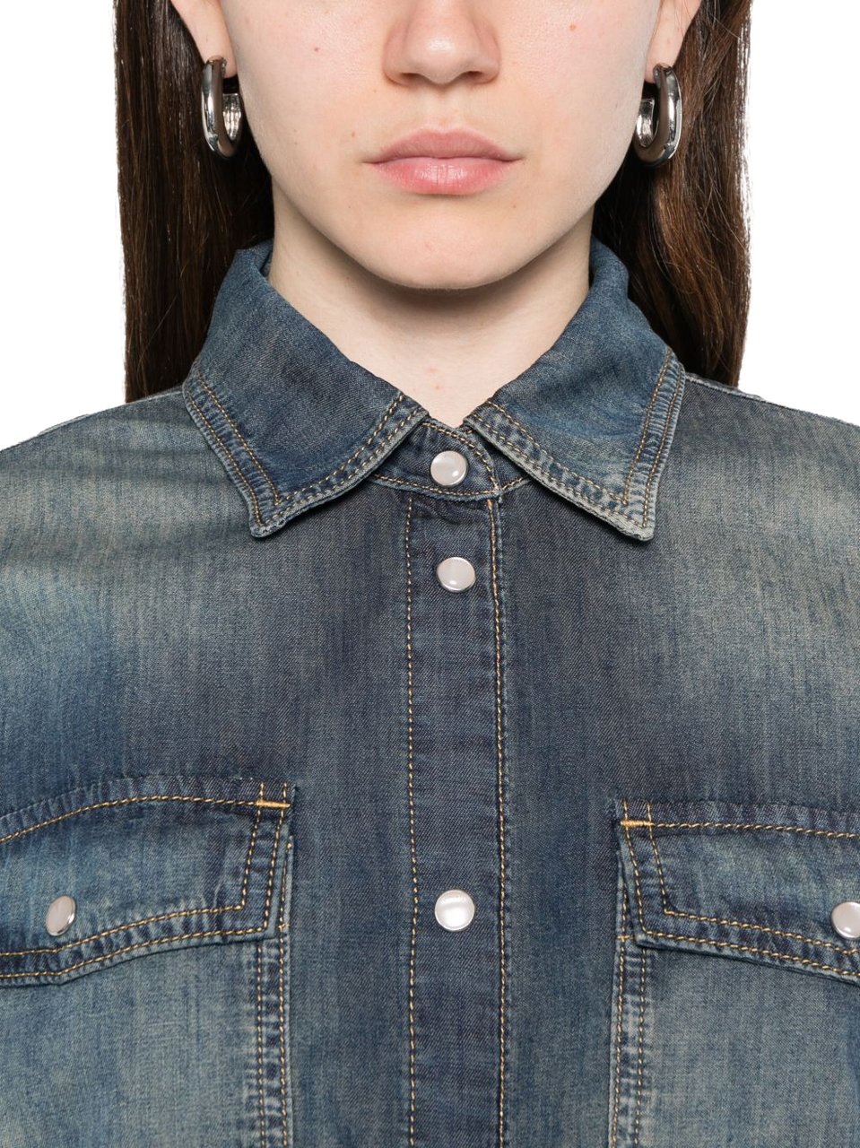 Pinko Shirts Blu Navy
