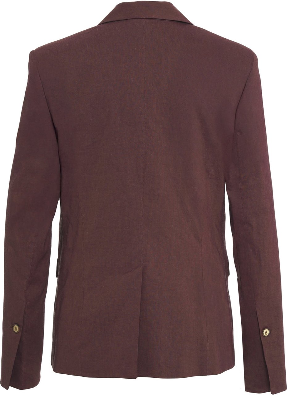 Pinko Linen blend blazer 'Freda' Bruin