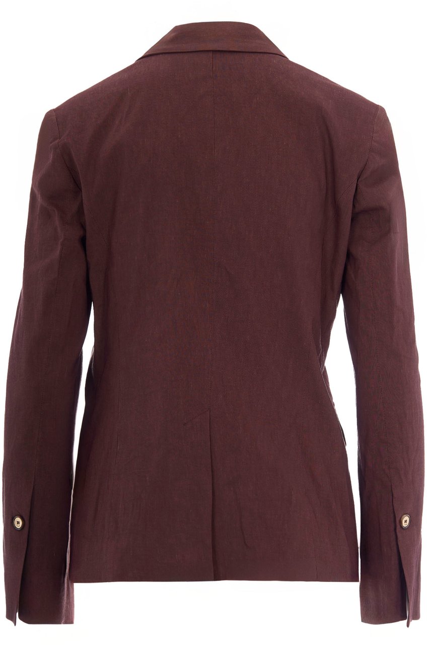 Pinko Jackets Marrone Terra X Piante Bruin