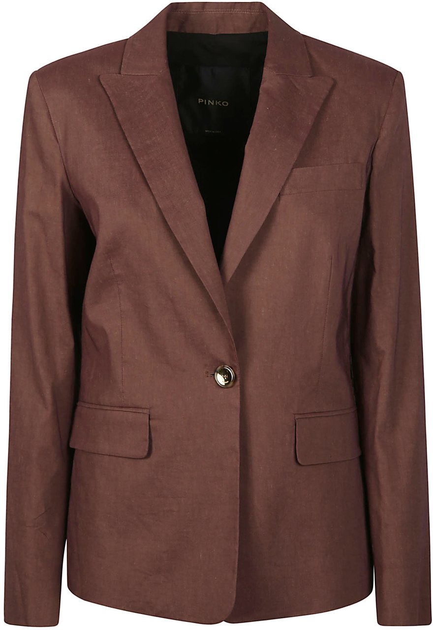 Pinko Freda Jacket Brown Bruin