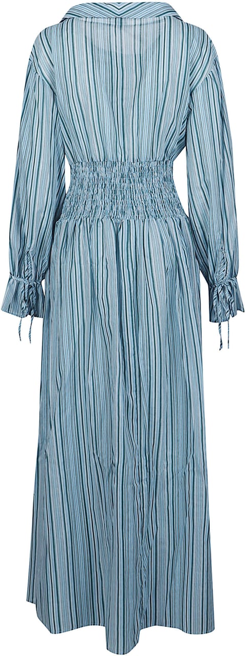 Pinko Dorthy Long Dress Blue Blauw