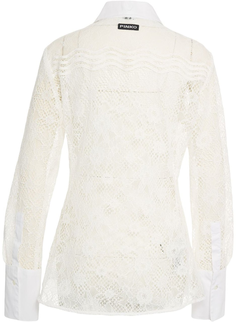 Pinko lace blouse Wit