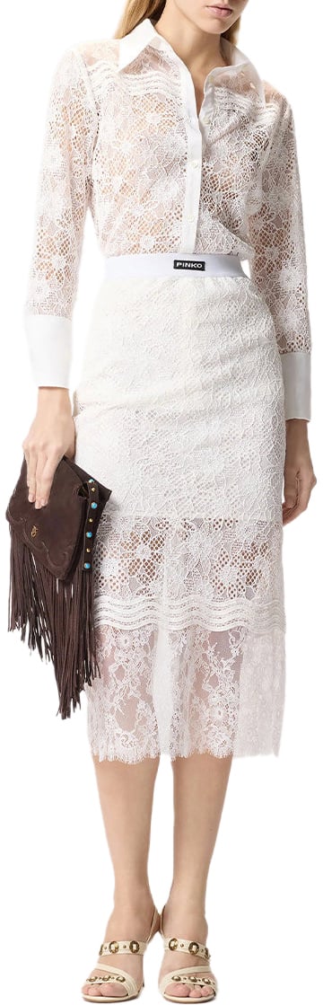 Pinko Shirts White Wit