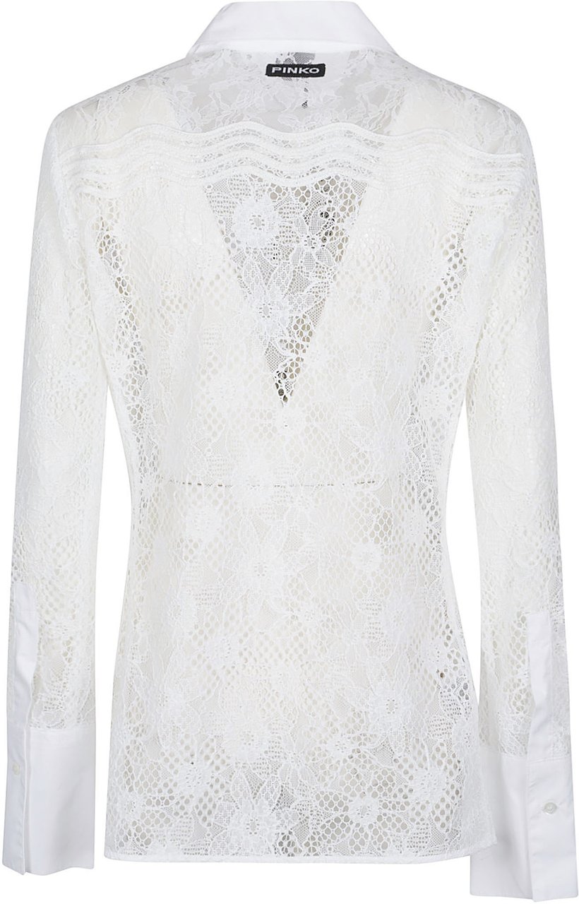 Pinko Coline Shirt White Wit