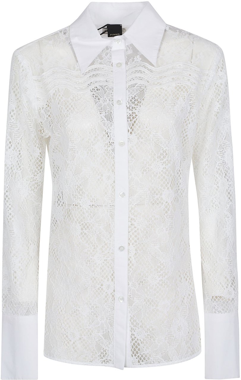 Pinko Coline Shirt White Wit
