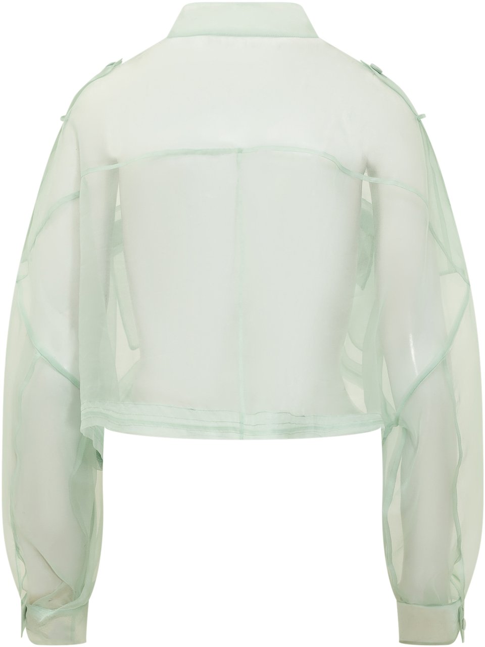 Pinko Caban Longan in Organza Corto Lime