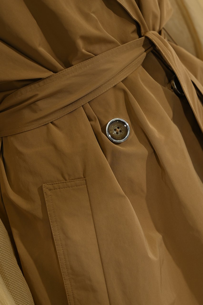 Pinko Coats Marrone Chiaro Bruin