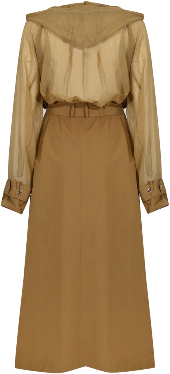 Pinko Coats Marrone Chiaro Bruin