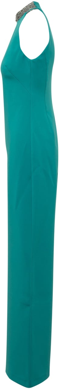 Pinko Tuta Dragon Fruit con Scollo Halter Groen
