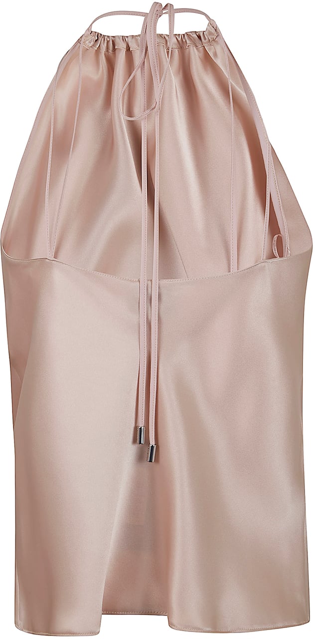 PINKO CAROTA TOP SATIN Beige