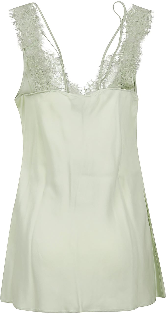 Pinko Lydia V Neck Top Green Groen